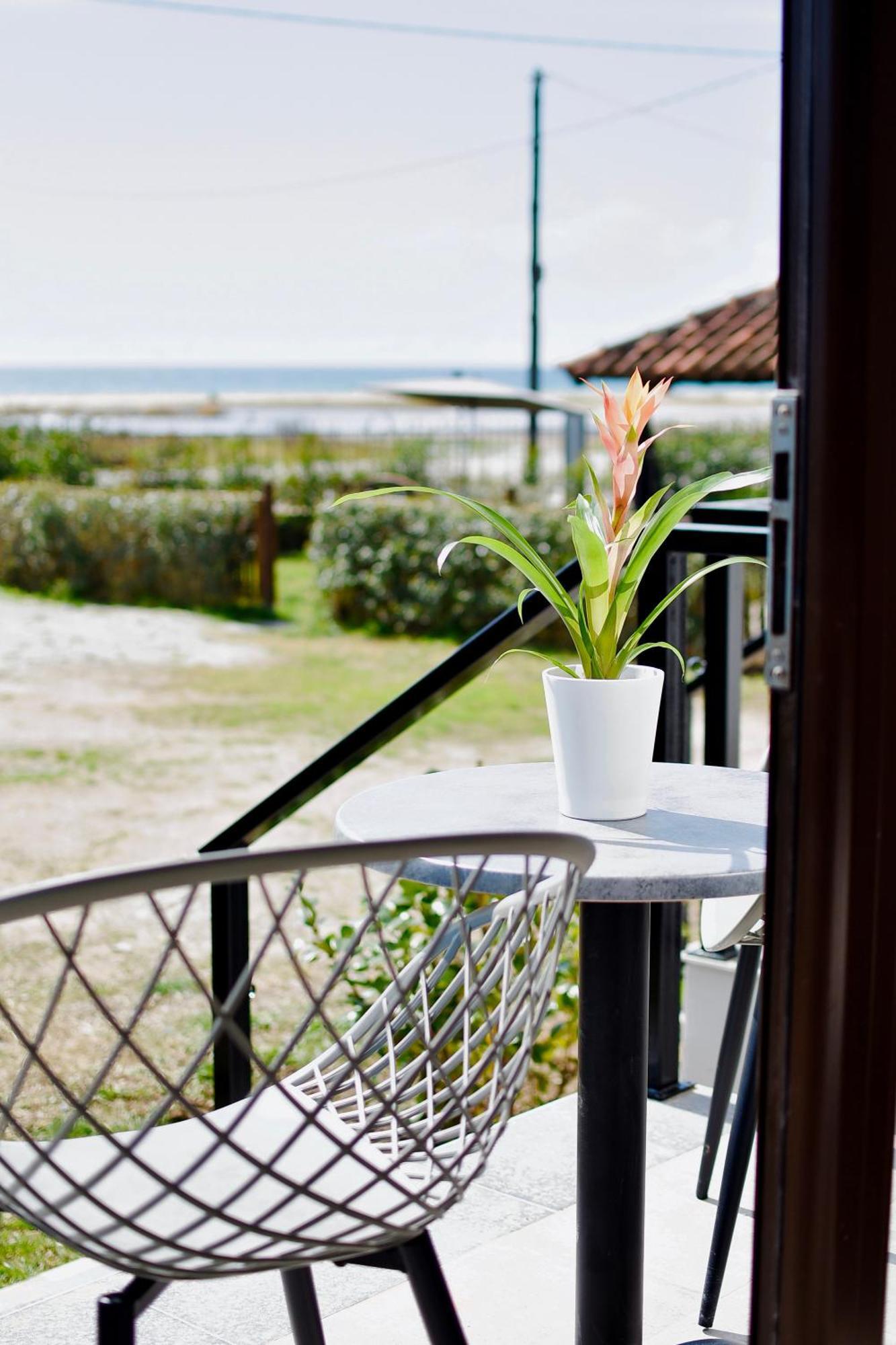 Room Nine 9 Beachfront Apartments Nea Kallikrateia Esterno foto